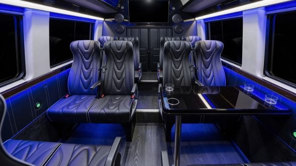 20 passenger sprinter van interior burbank