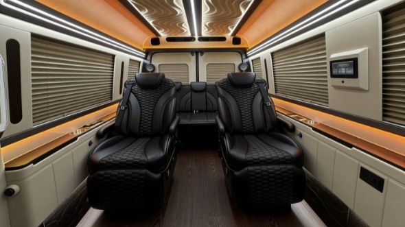8 passenger sprinter van interior burbank