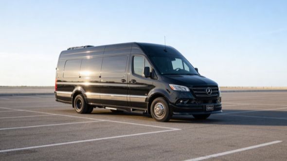 glendale wedding sprinter van rental
