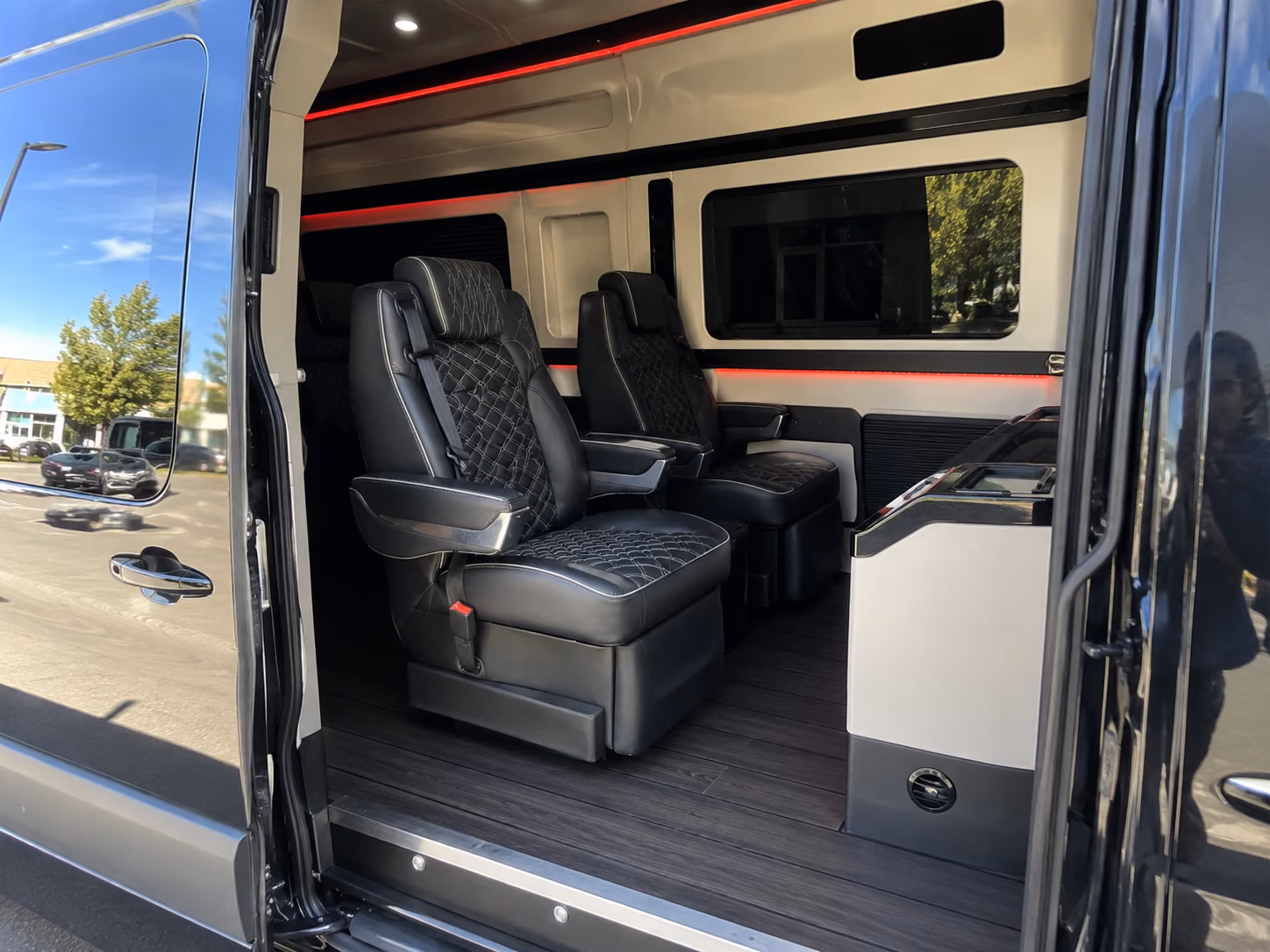 simi valley 10 passenger sprinter van inside
