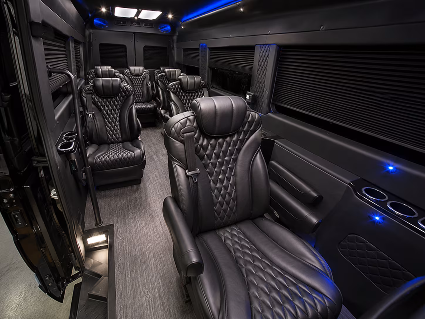 simi valley 18 passenger sprinter van inside