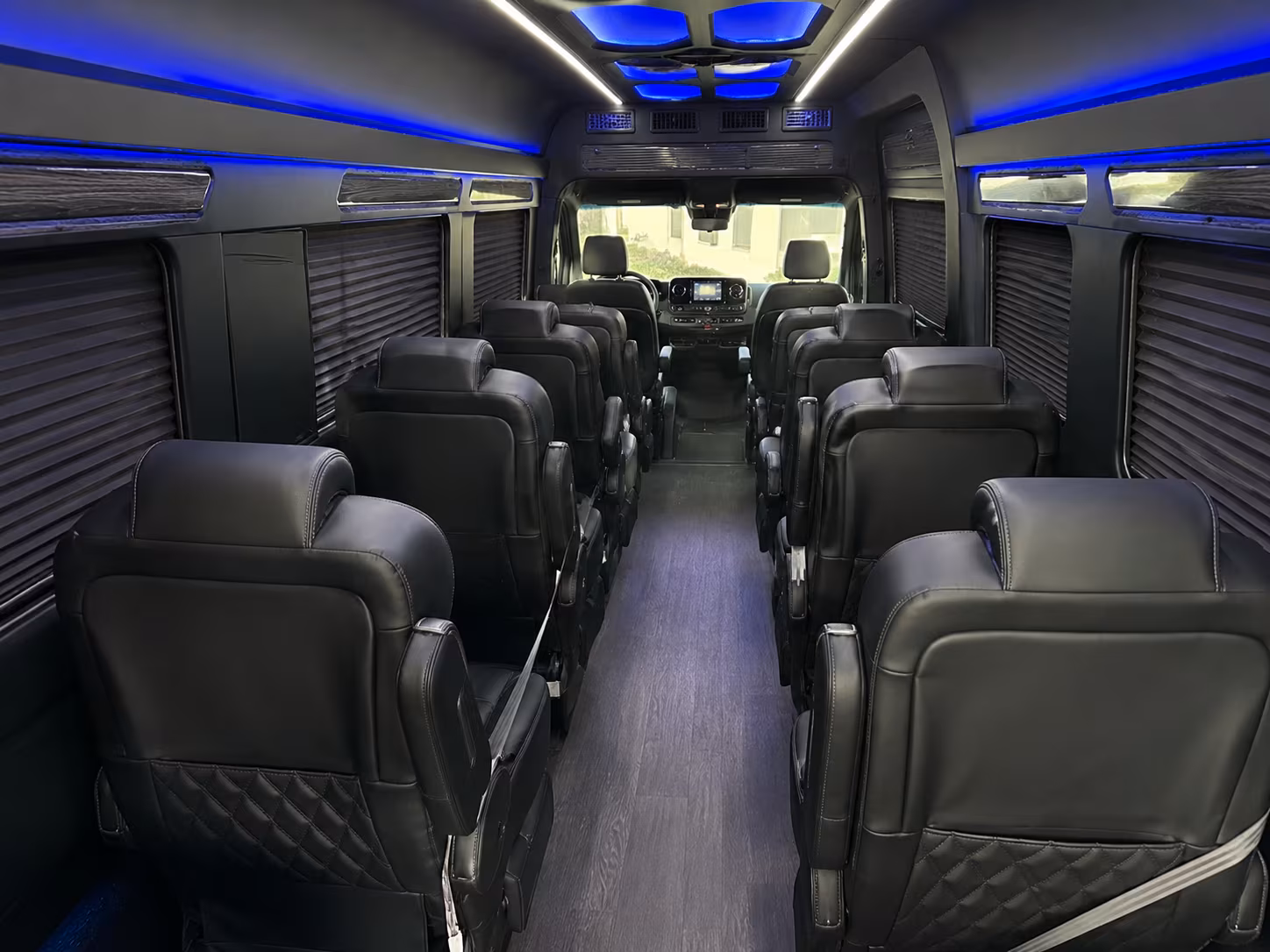 simi valley 20 passenger sprinter van inside