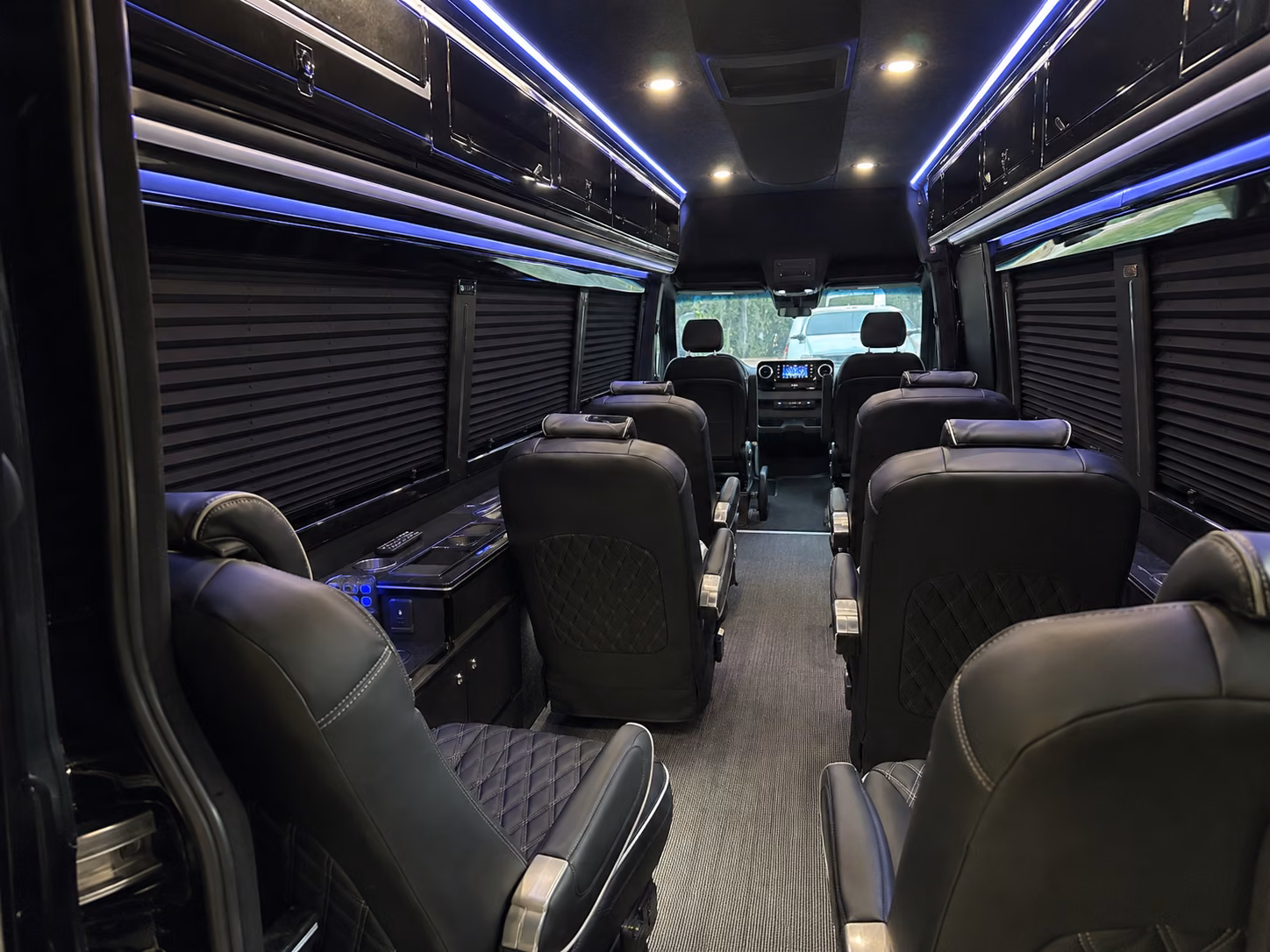 simi valley 20 passenger sprinter van interior