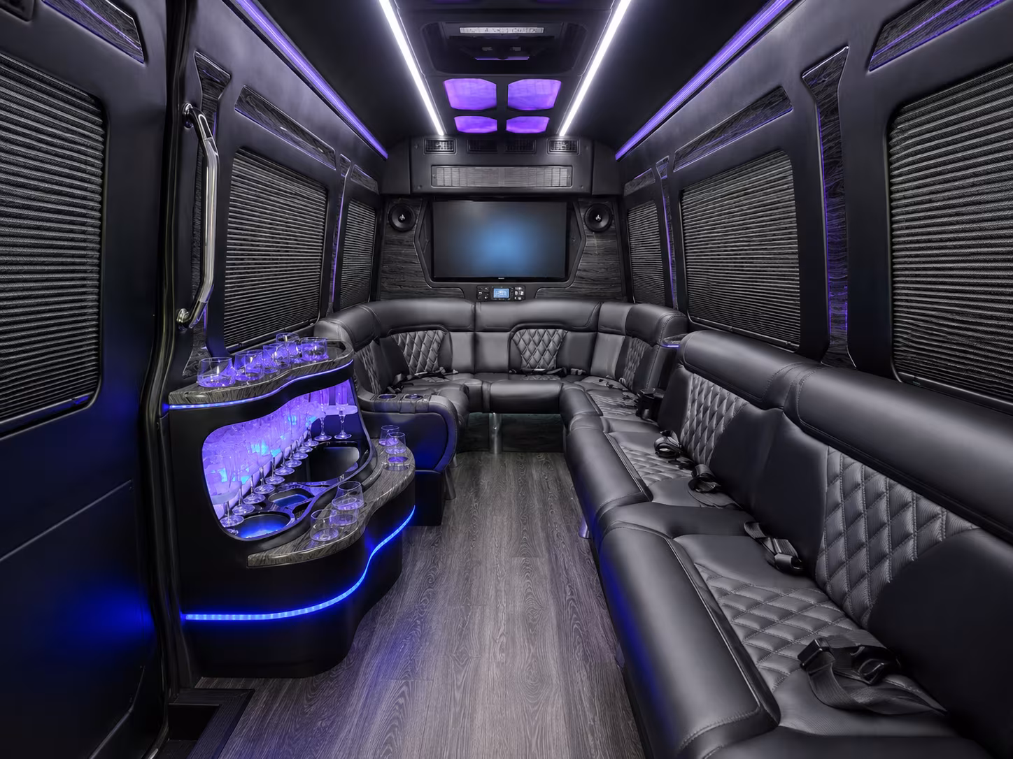 simi valley sprinter limousine inside